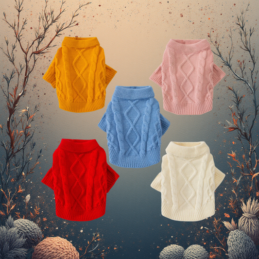 ✨ Maglioncino Elegante Treccia – Stile e Comfort per il Tuo Compagno di Vita ✨